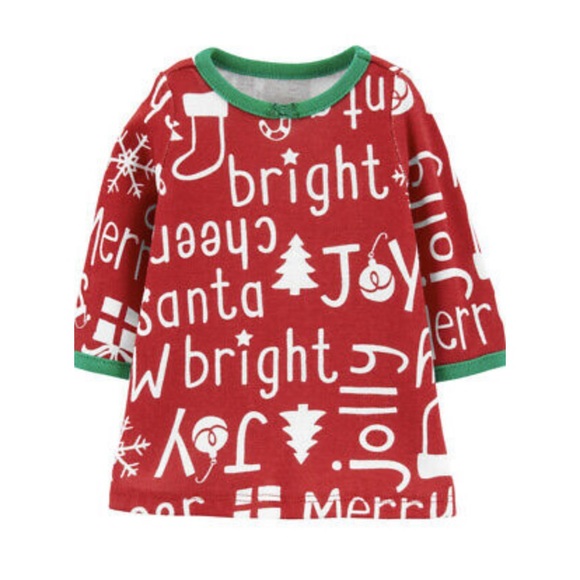 Carter's Other - Carter’s Christmas Doll Gown